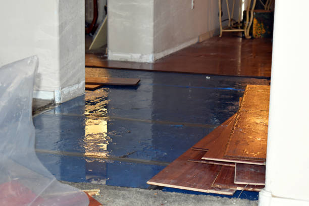 Professional Water Damage Restoration technician working in Selma, CA